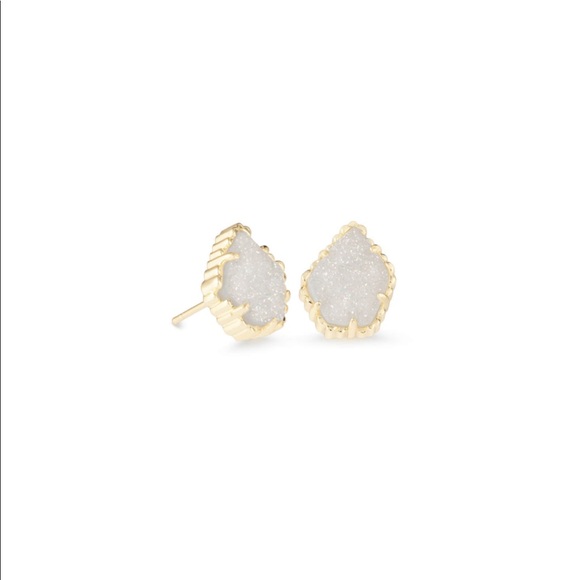 Kendra Scott Jewelry - Kendra Scott White Drusy Earrings
